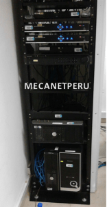Rack 4 postes equipado.